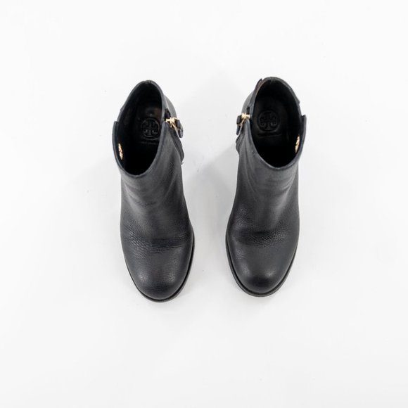 TORY BURCH Junction Leather Boots Black | 7.5 - Picture 3 of 14